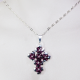 Small Cross - Theonie-Silver Chain - 2